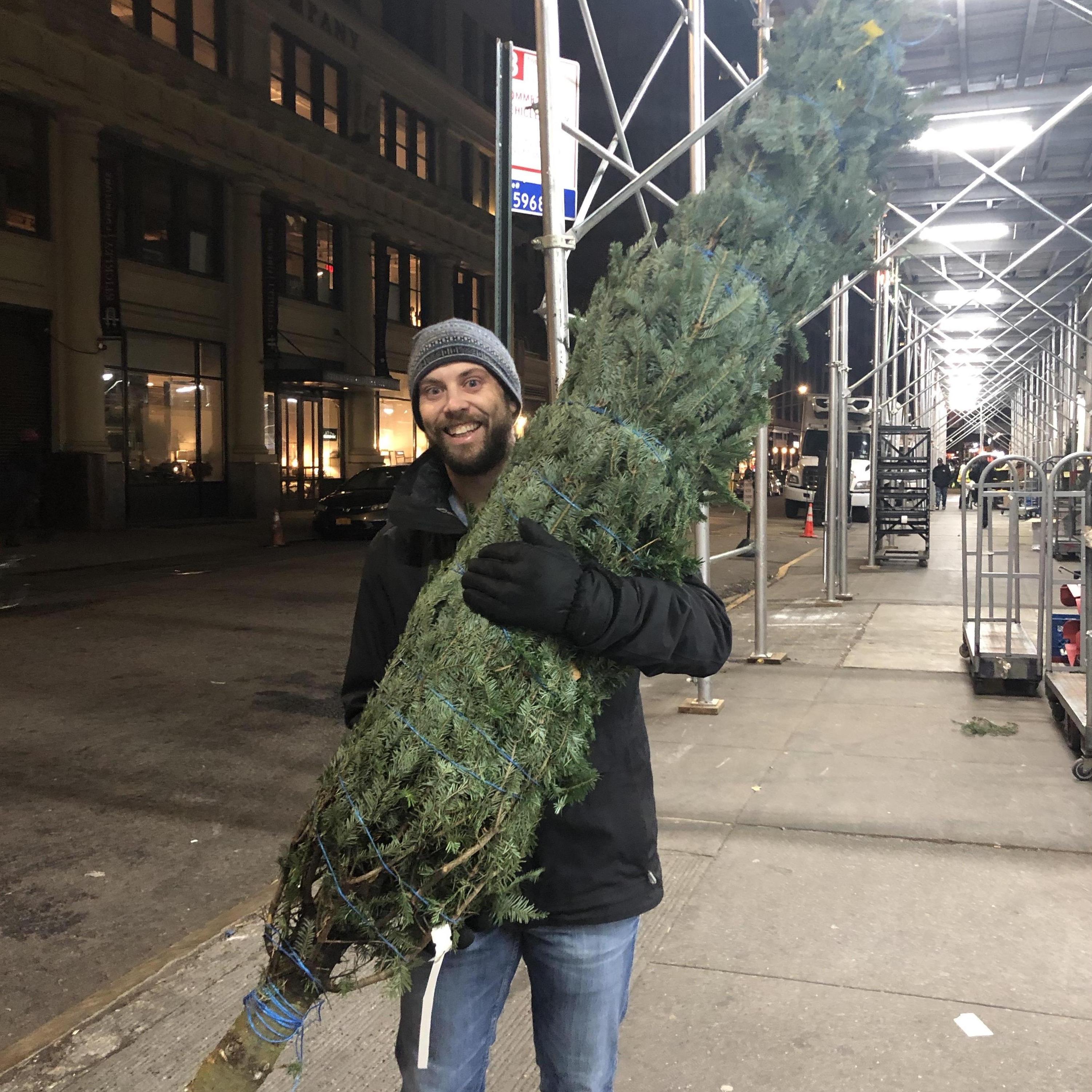 Christmas tree year 2! (Zoe helped after taking this photo)