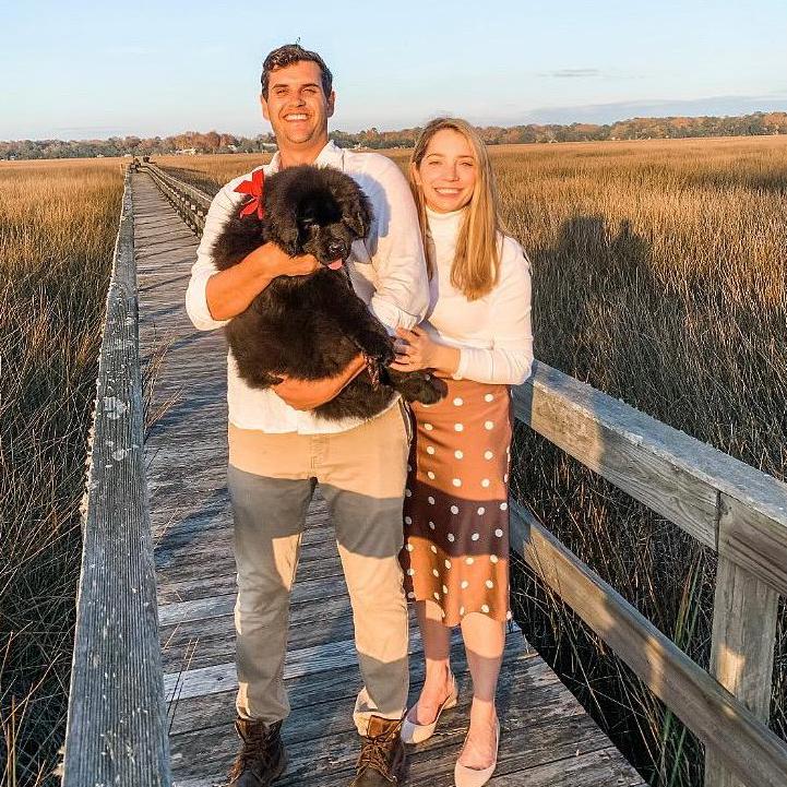 When we got our dog, Molly!