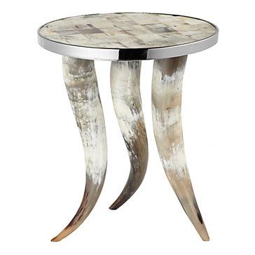 Cheyenne Horn Accent Table