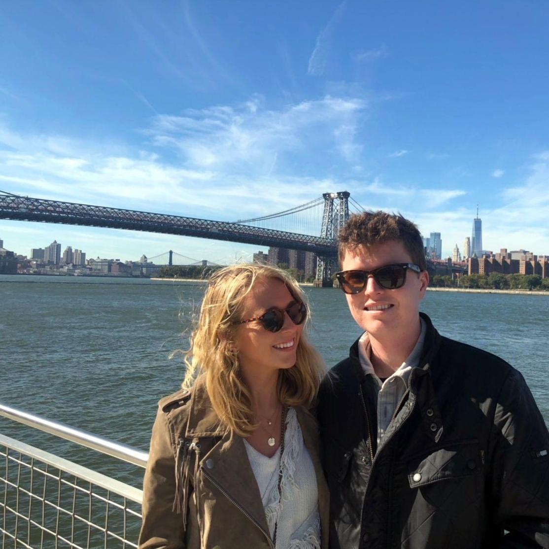 Visting Lucas in New York while Hanna lived in Boston. Little did we know we'd live right down the road a few years later!