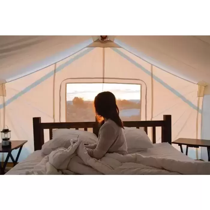 Wake up in a fancy tent in the desert