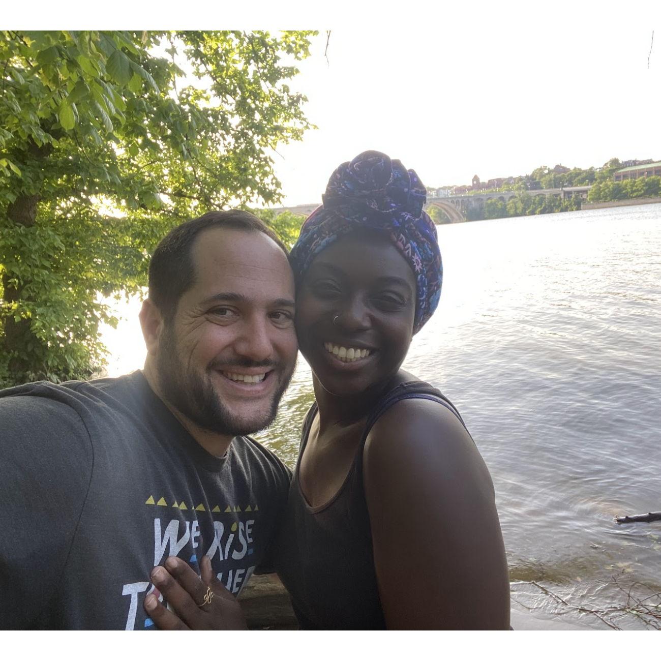 May 2023: Our first picture together!