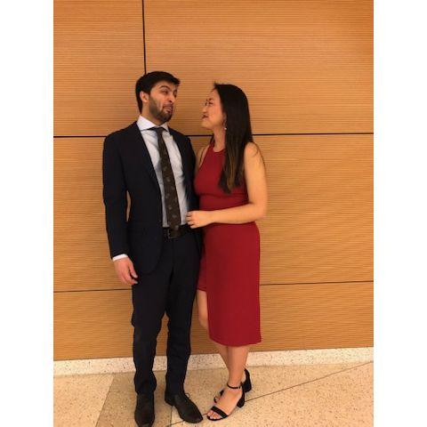 At one of Grace's med school events! (2020)