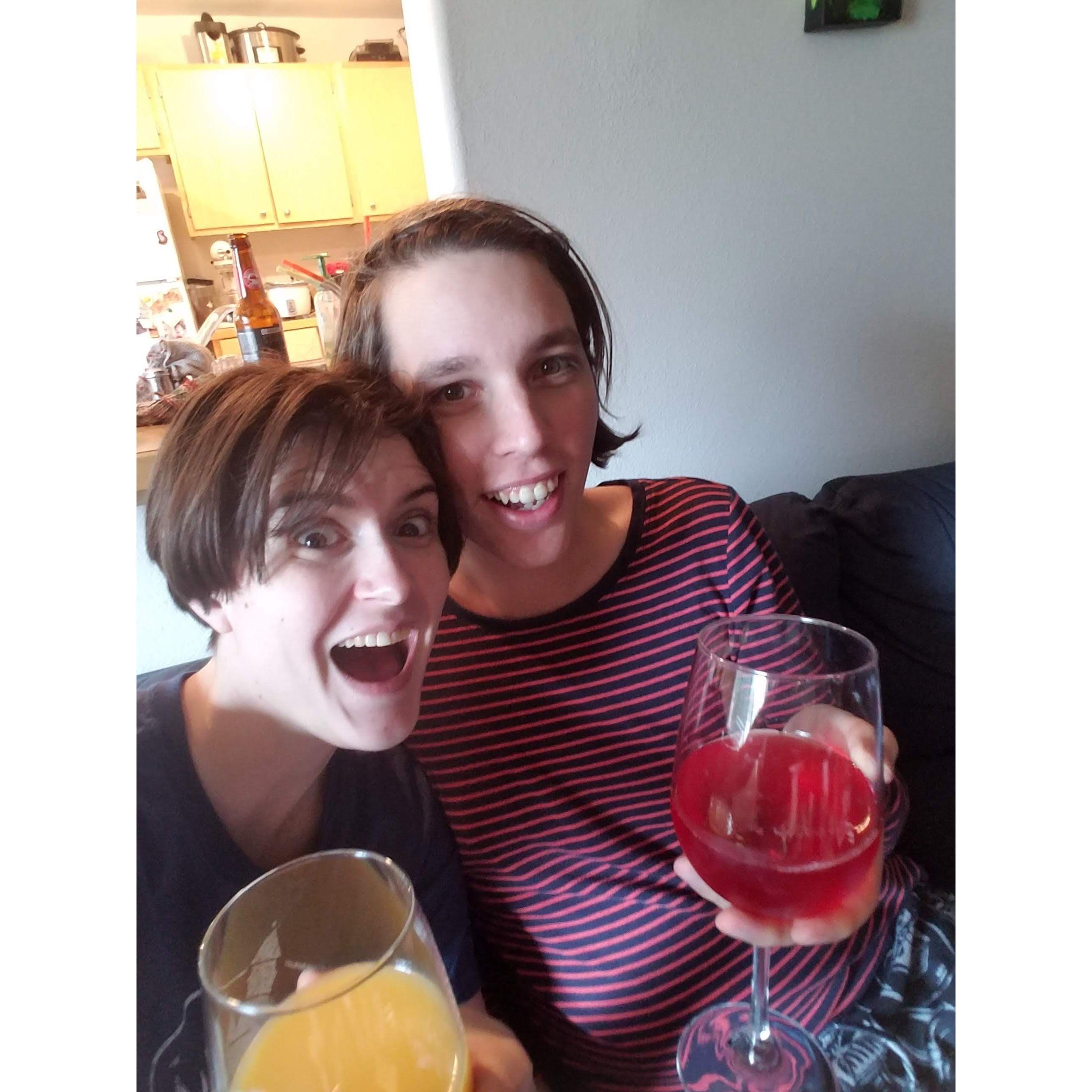 Early pandemic mimosas.