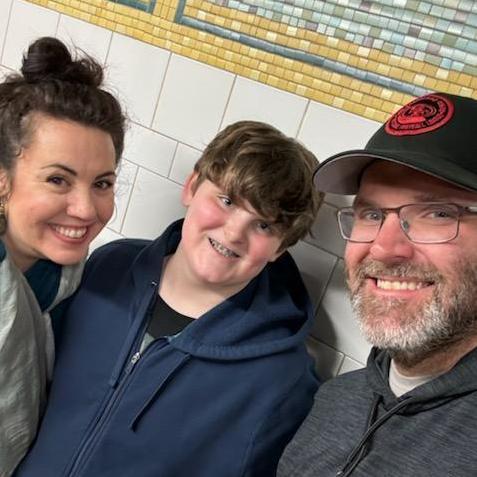 Three very satisfied people after a day touring the Chinatown food scene!