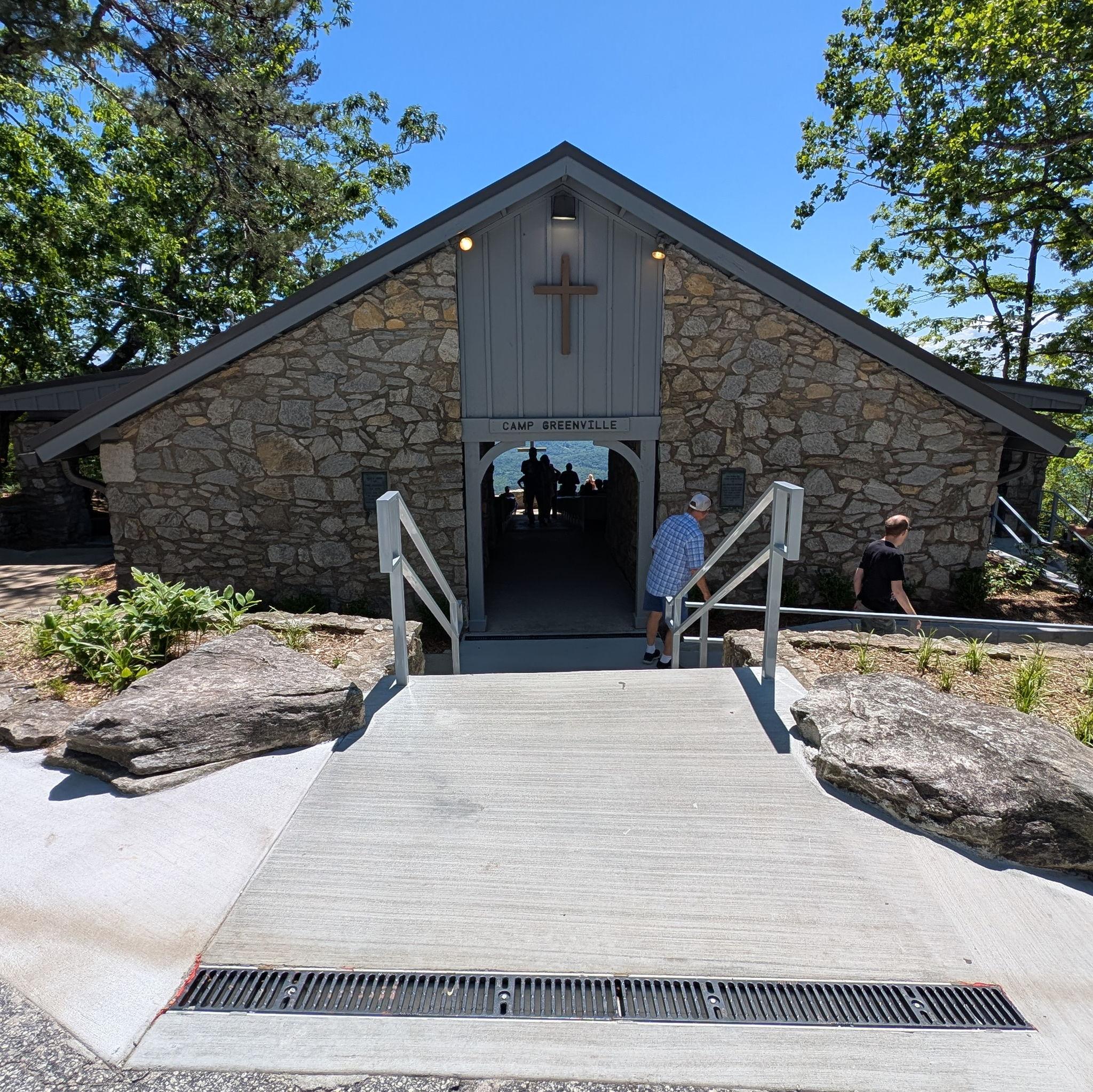 On the way back from Tennessee, we stopped by the Pretty Place Chapel to see it in person and we were hooked!