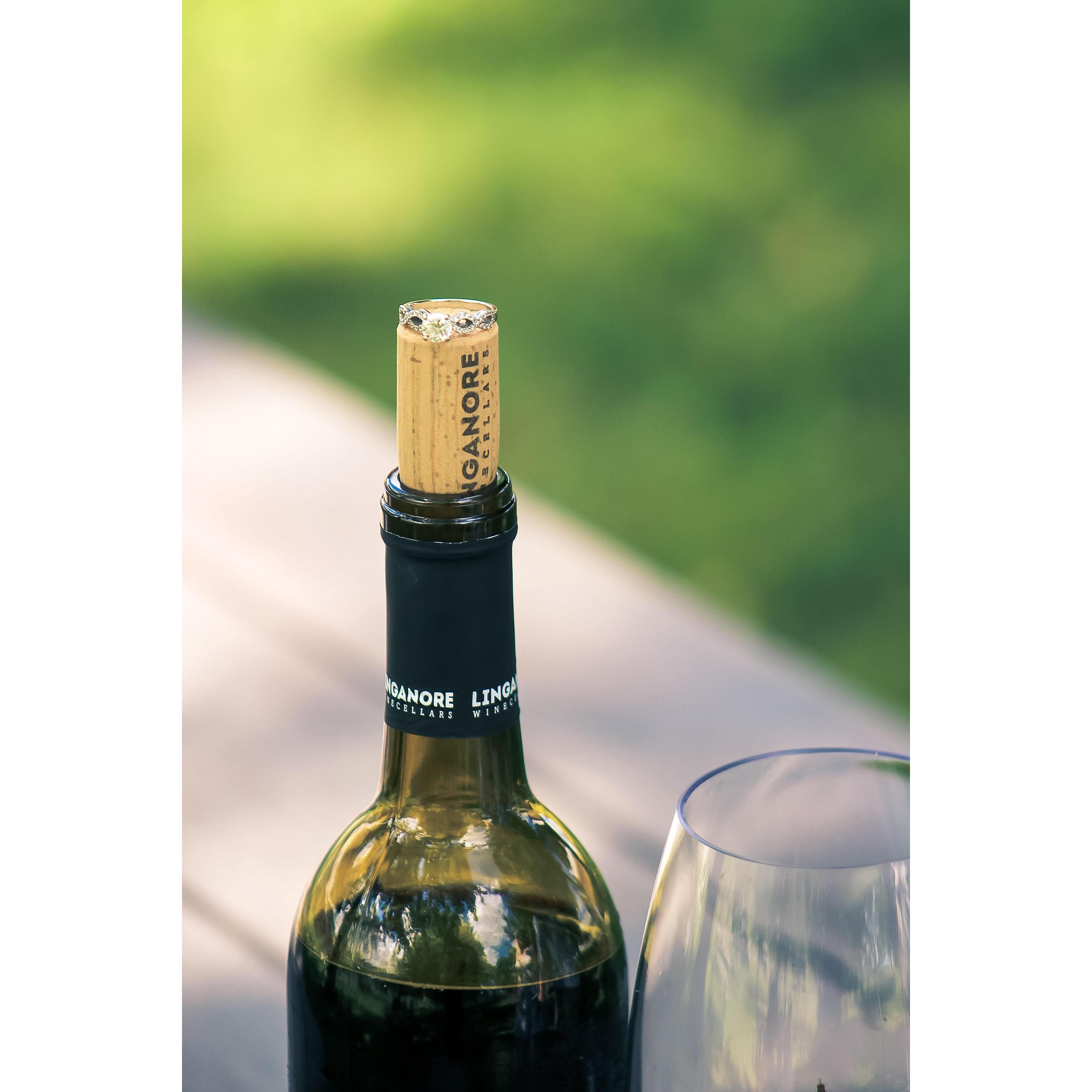 Engagement Photos, taken July 9, 2020 taken at Linganore Winery. 
Photography credit: Beyond Everlasting Photography  - Erin Renee Fiore