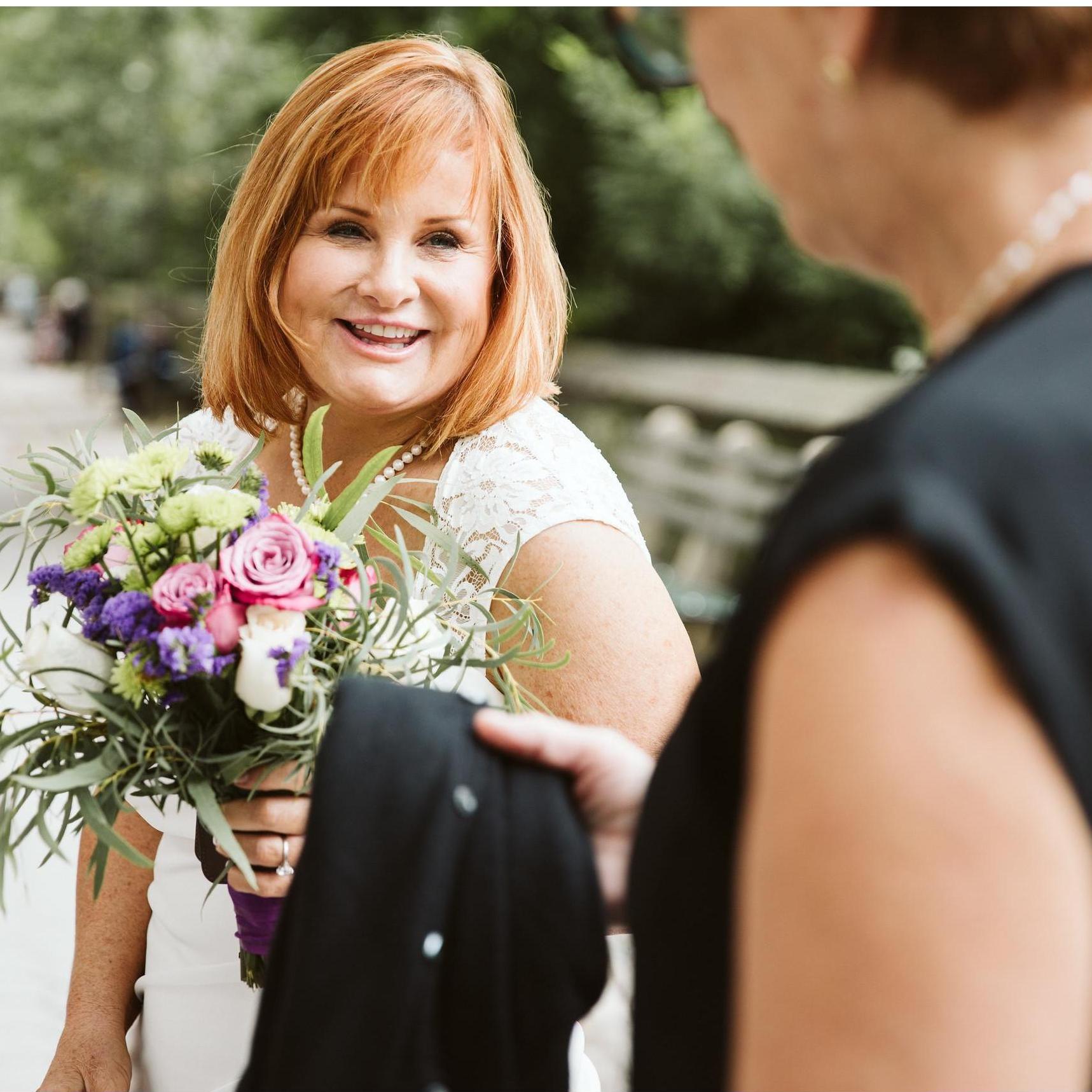 Terri and Lorna - before the ceremony