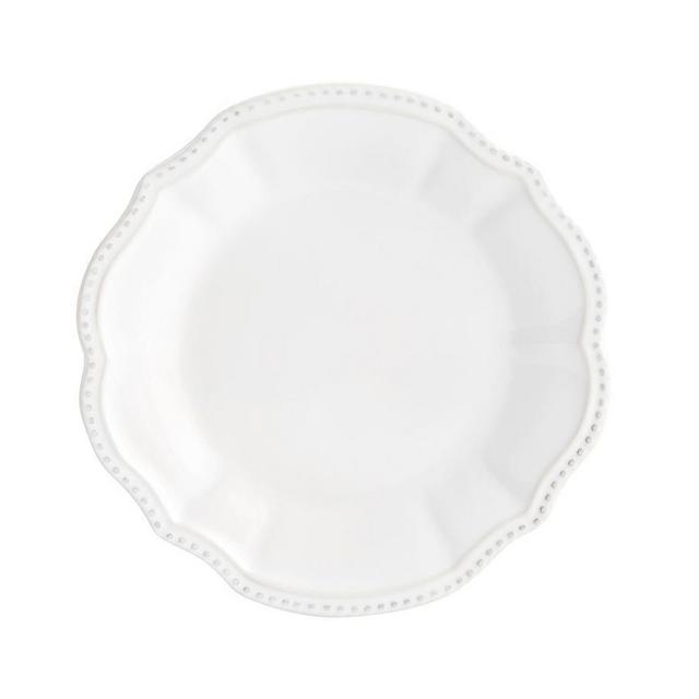 Leila Salad Plate, Set of 4, White