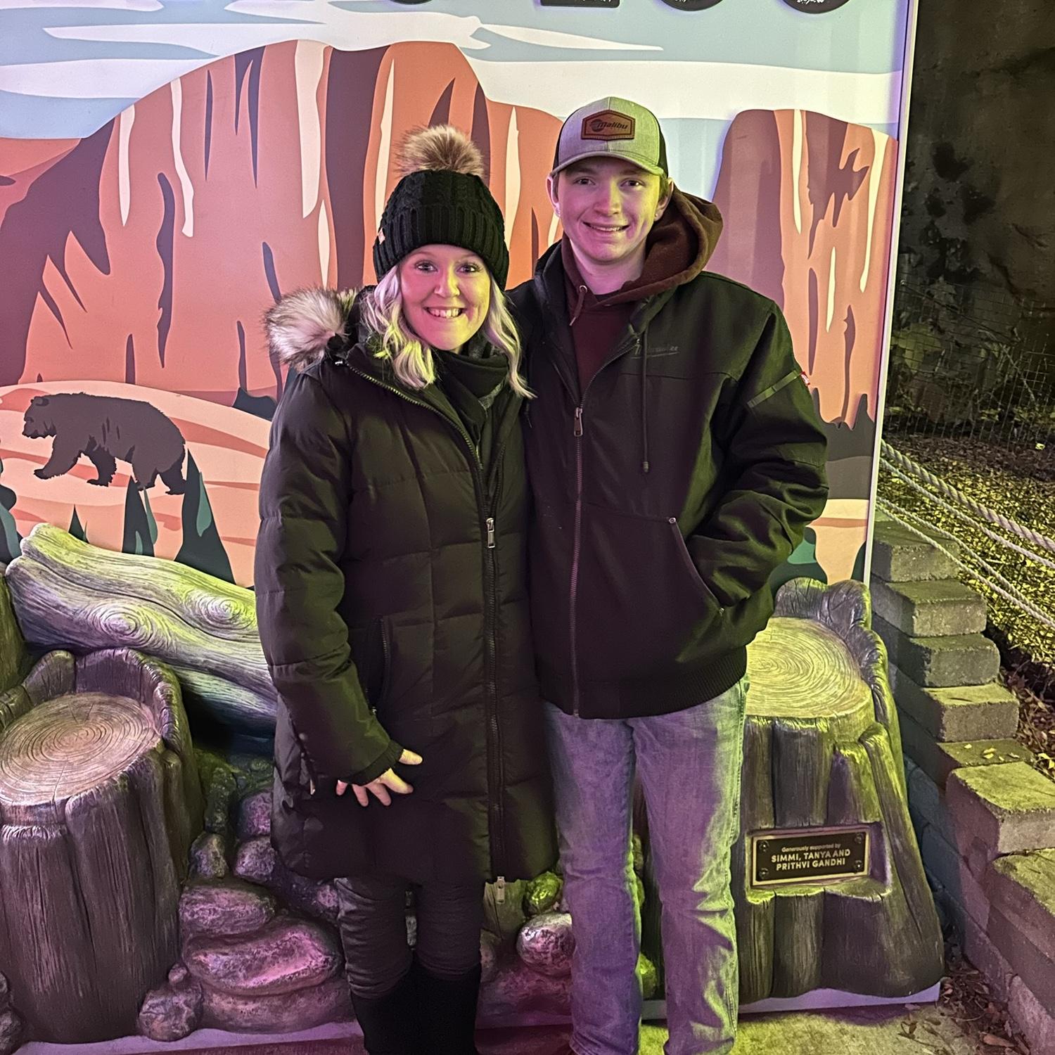 First trip to the Toledo Zoo Lights