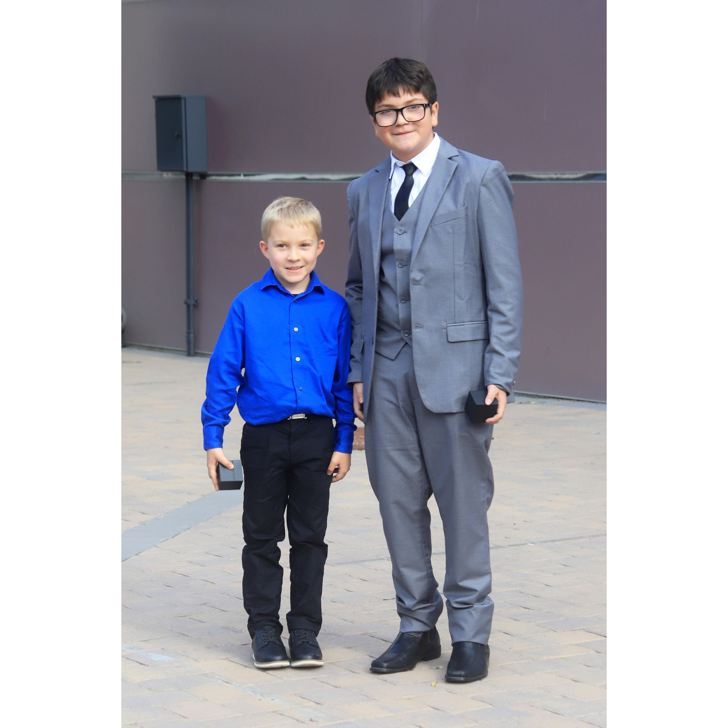 Our Ring Bearers CJ and Leo