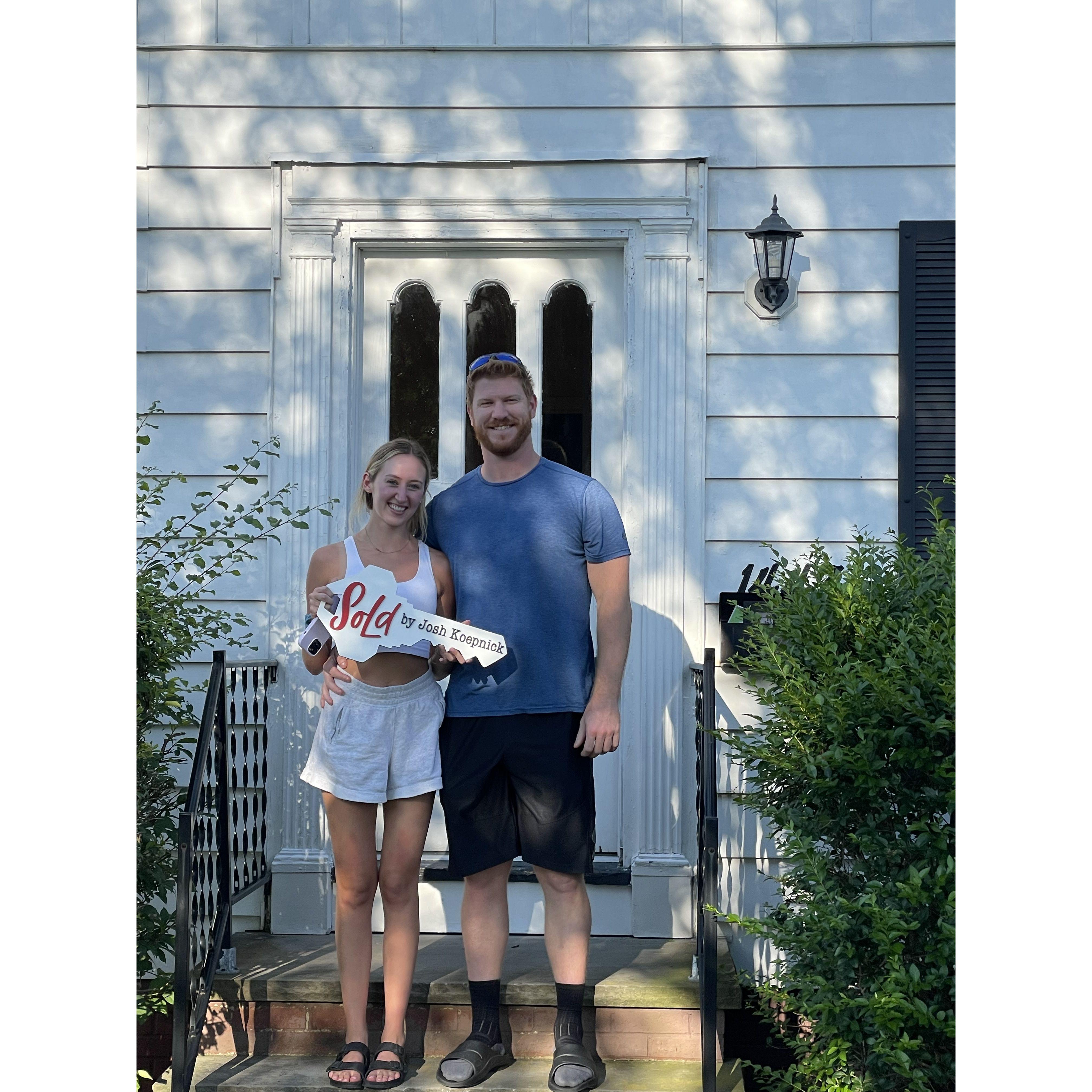 Bought a house... and found out I was pregnant the next week.