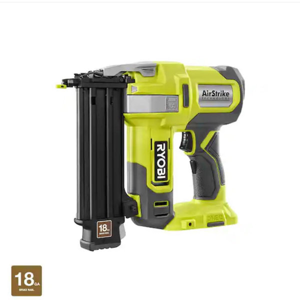 RYOBI ONE+ 18V 18-Gauge Cordless AirStrike Brad Nailer (Tool Only) P321