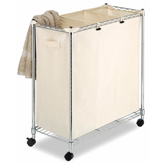 Whitmor Supreme Laundry Sorter with Canvas Bag