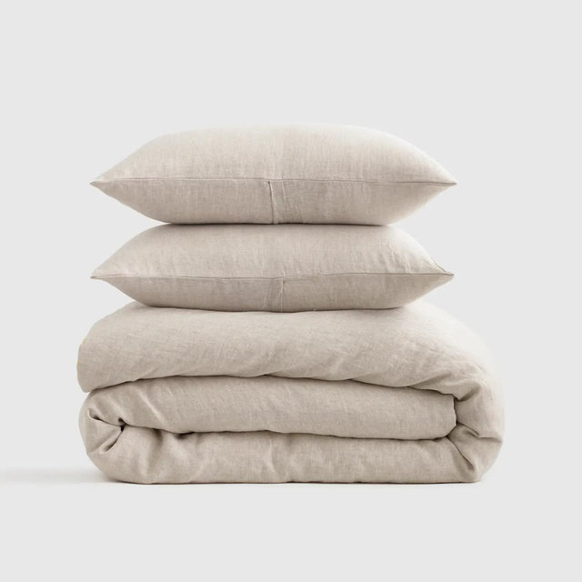 European Linen Duvet Cover Set - King/Cal King