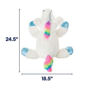 FRISCO Unicorn Plush Squeaky Dog Toy, White, X-Large - Chewy.com