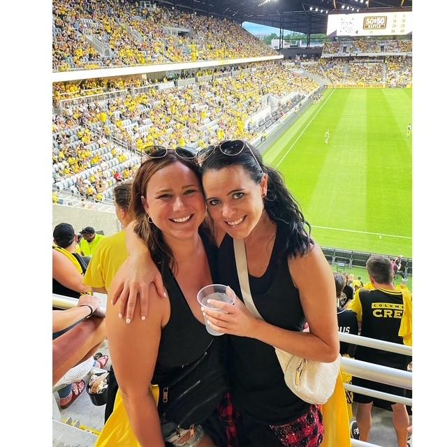 Our first Columbus Crew Soccer game!