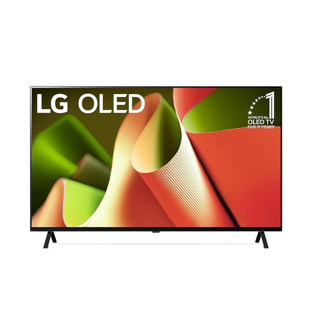 LG 55-Inch Class OLED B4 Series Smart TV 4K Processor Flat Screen with Magic Remote AI-Powered with Alexa Built-in (OLED55B4PUA, 2024)