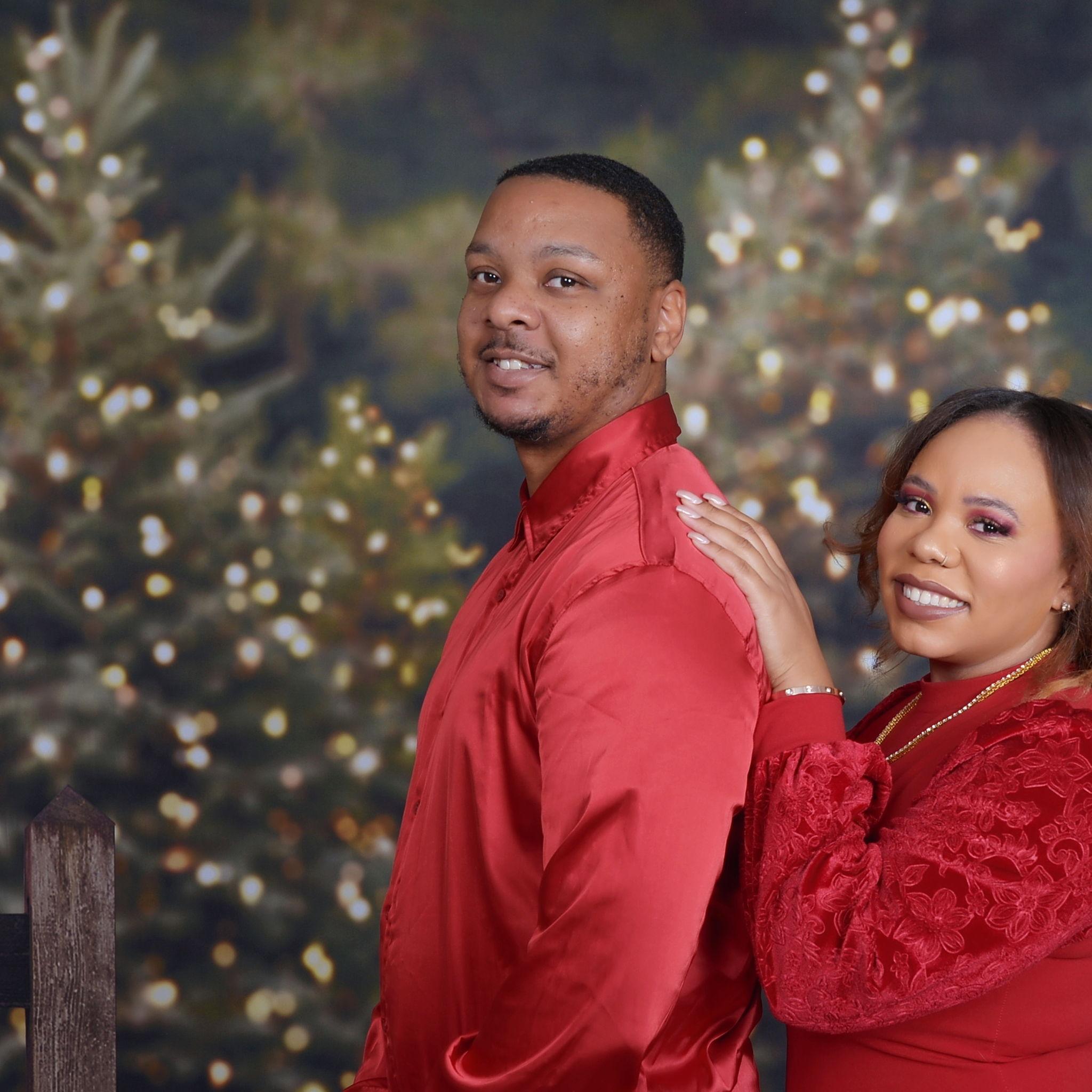 Our first time making christmas cards