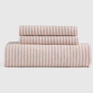 European Linen Fitted Sheet Set - King