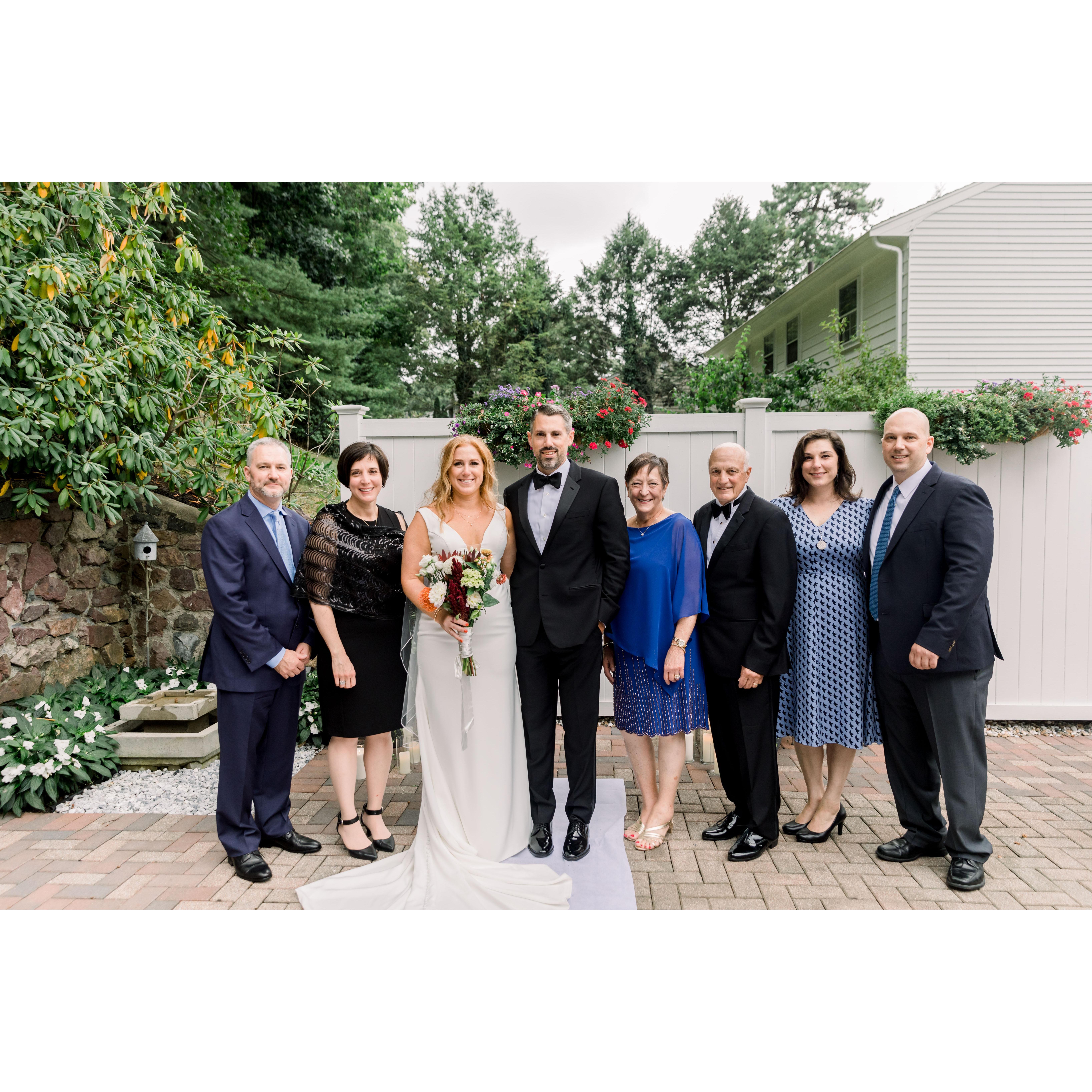 Tommy's cousins and Aunt and Uncle. Lauren and Jen were like older sisters to Tommy.