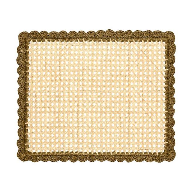 Pair of Paglia di Vienna Olive Placemats