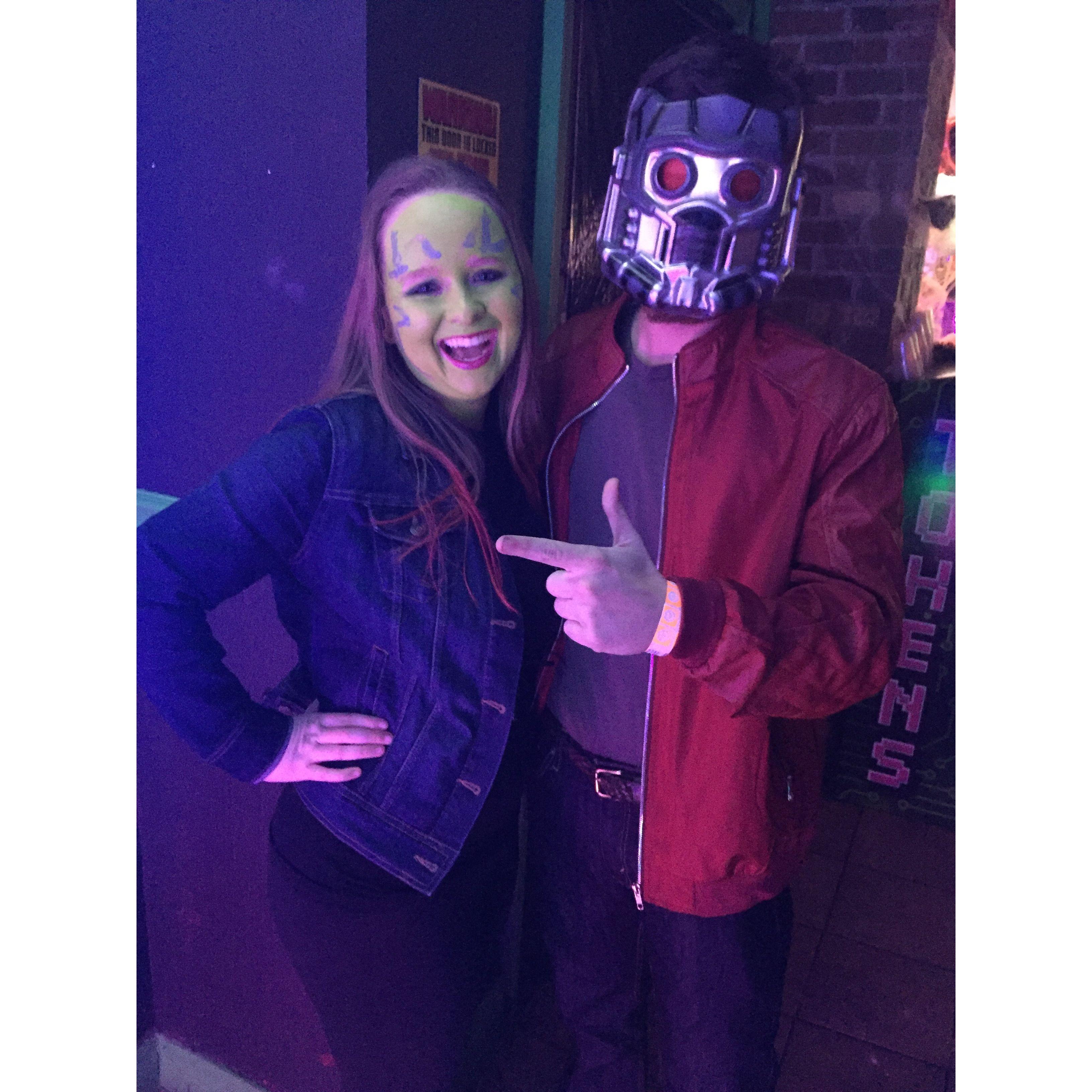 Starlord and Gamora (Guardians of the Galaxy) for Halloween