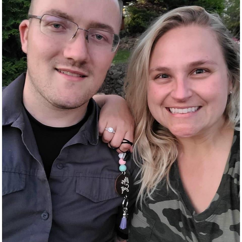 This is from the night we got engaged! Lake Shawnee April 29th, 2021
