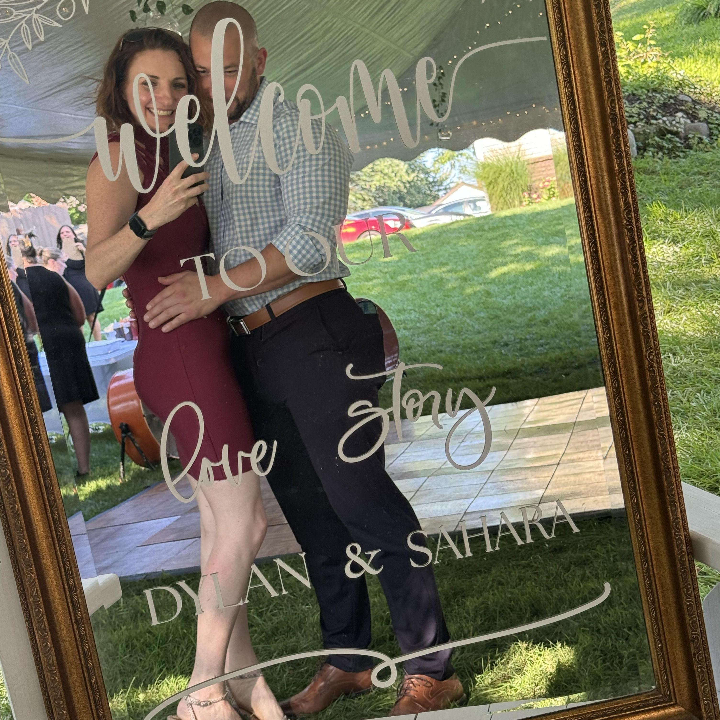 Wedding Date. "We should do one of these selfie mirrors at our wedding"...August 2024.