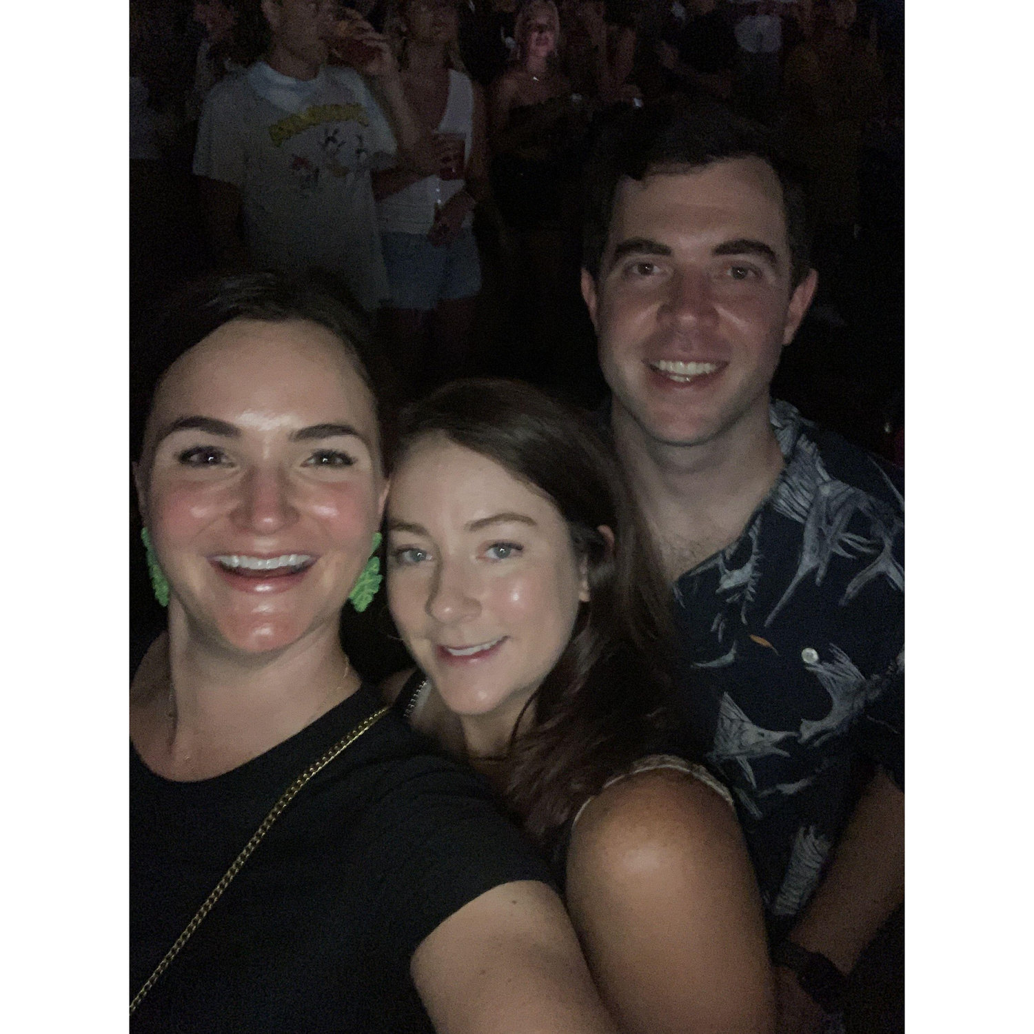 Our first picture together at the Kings of Leon concert!