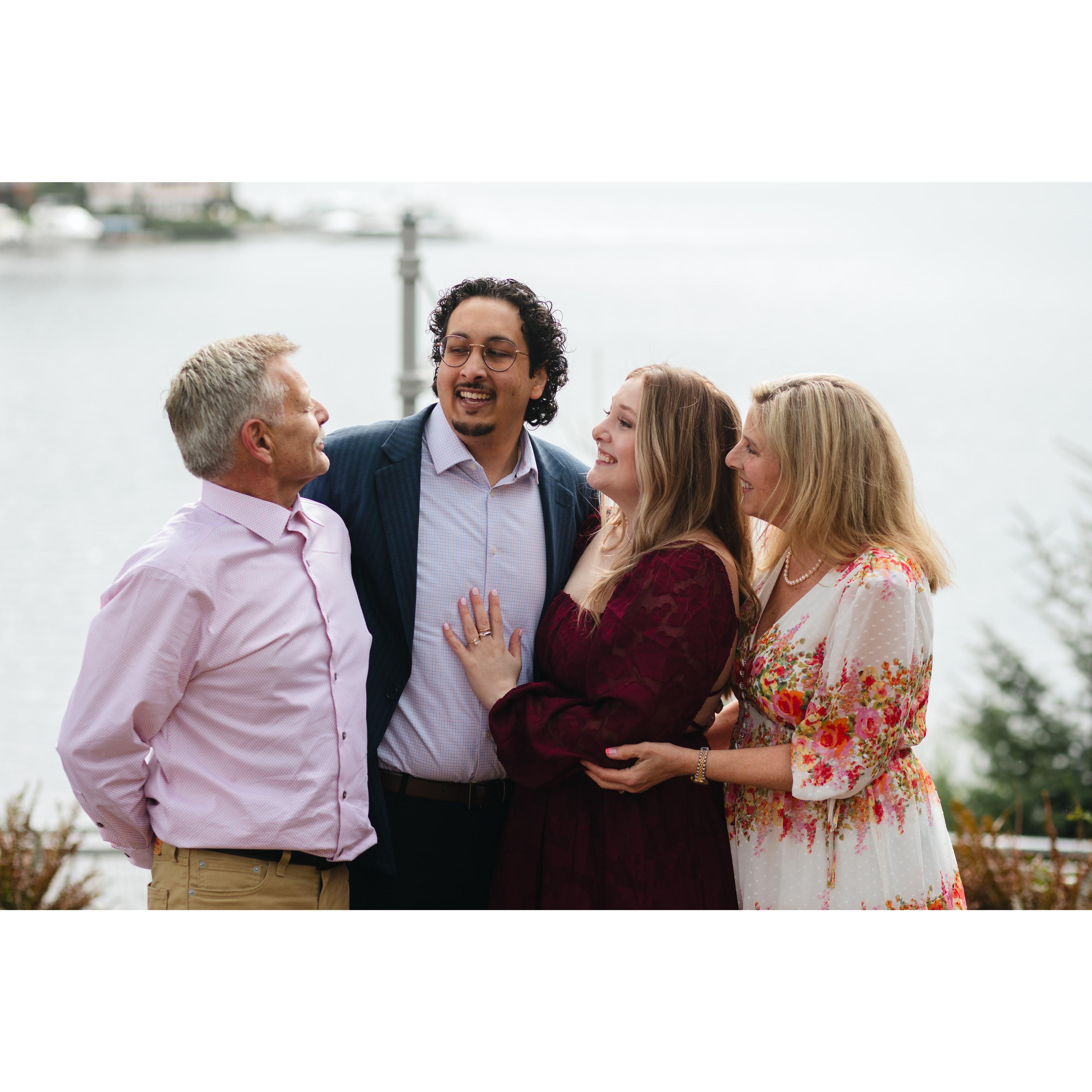 The best parents and in laws to Kylie and Brandon