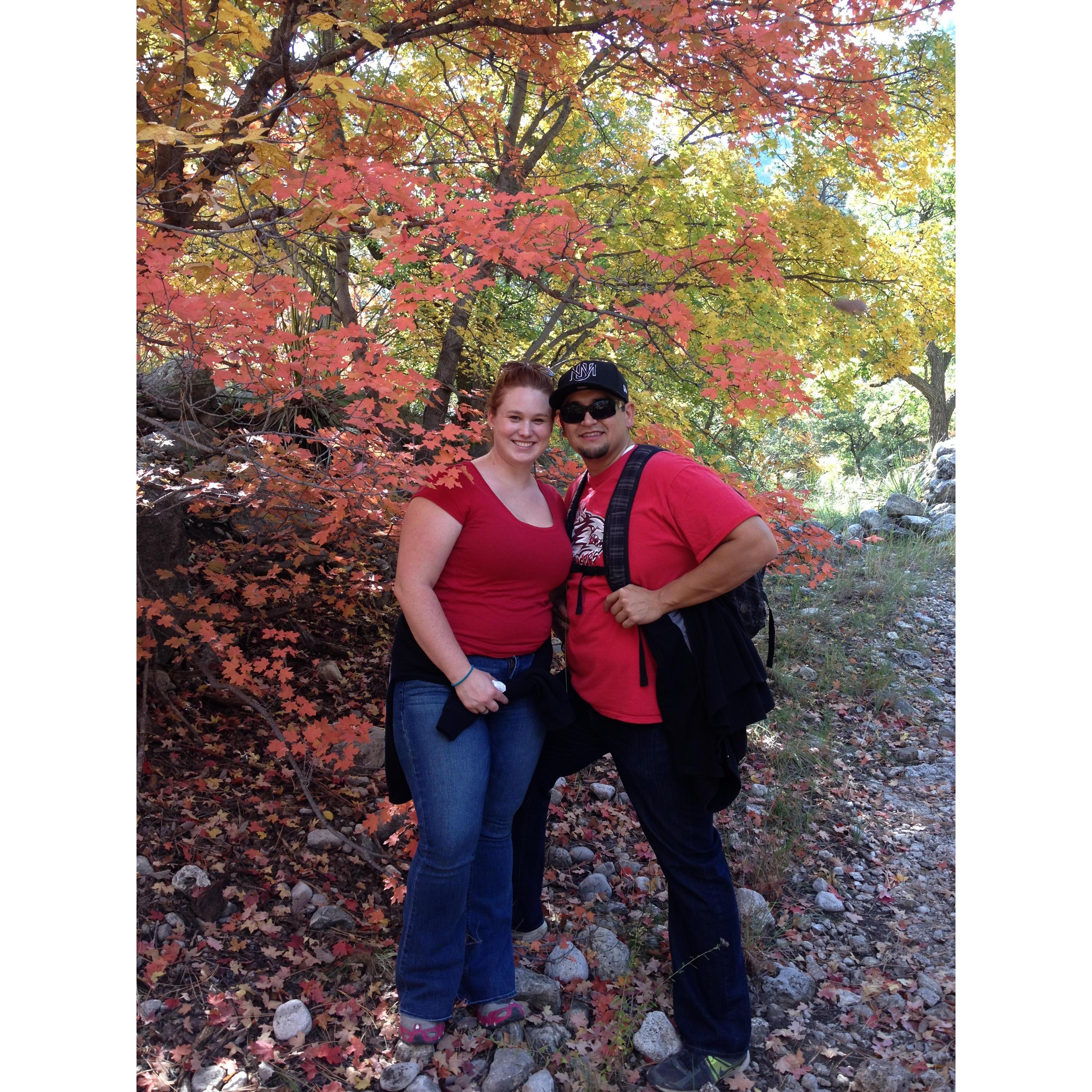 Hiking in the Guadalupe mountains