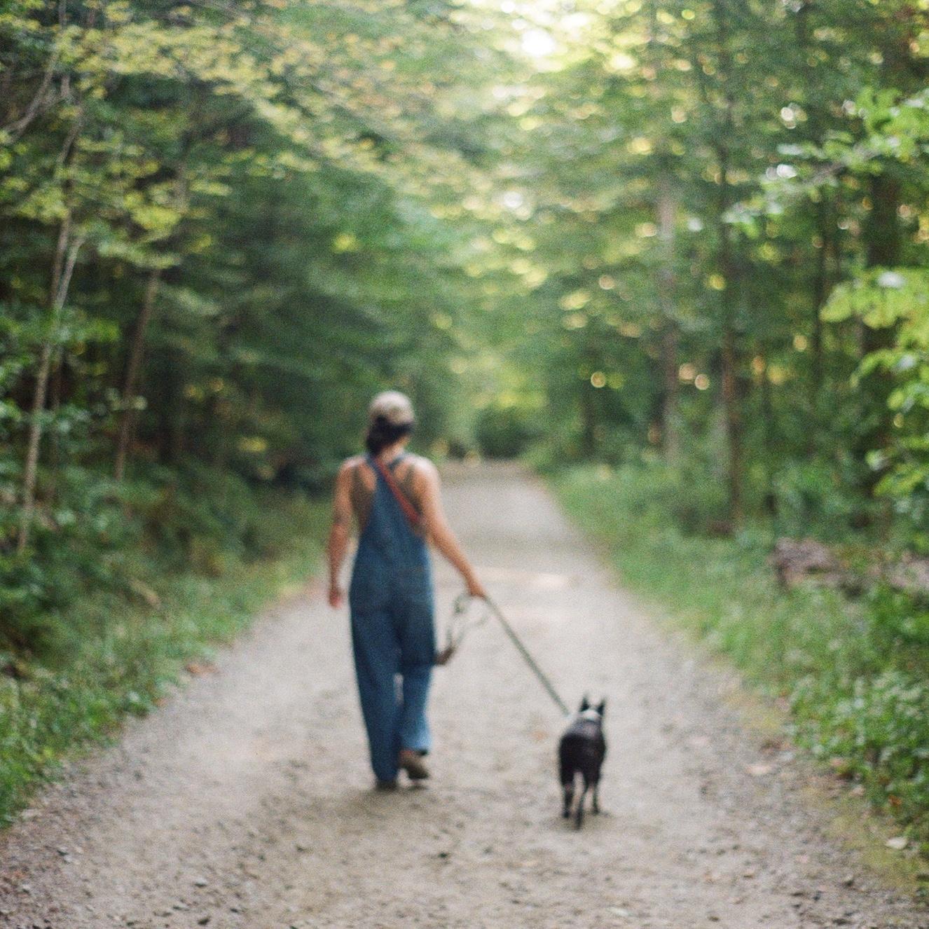 Arielle n Moo exploring VT