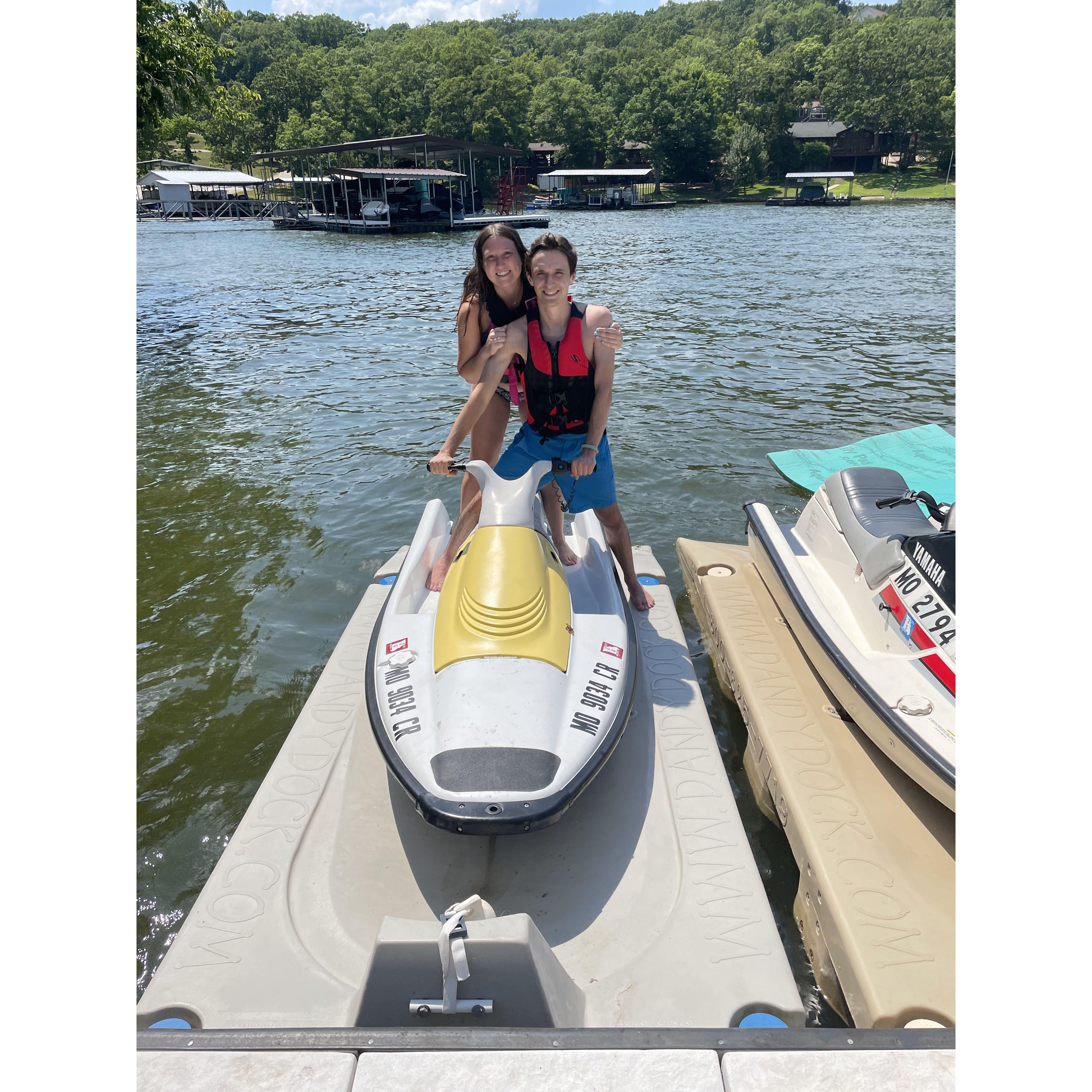 Thank you grandma and grandpa for letting us play at the lake house!