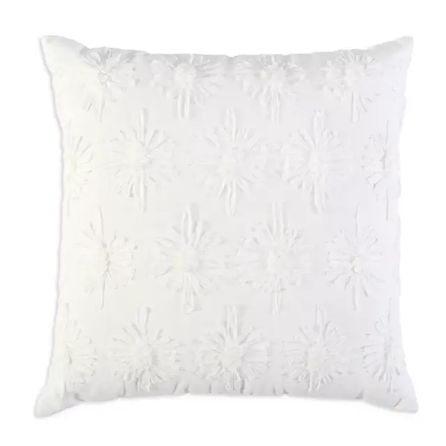 Bee & Willow™ Home Floral Square Throw Pillow in White