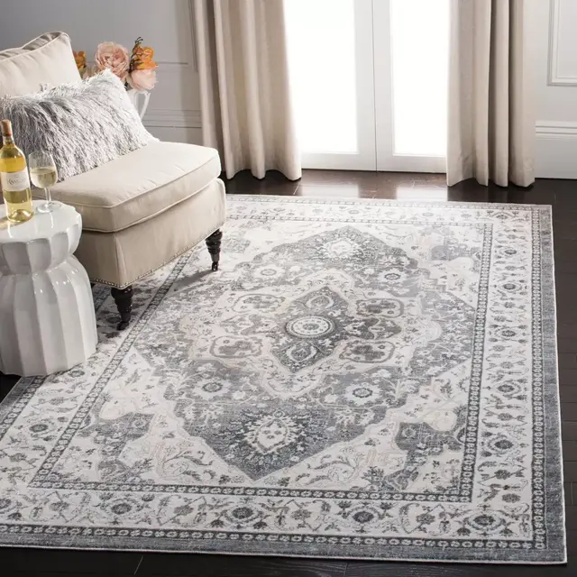 Safavieh Isabella Gabby 9' x 12' Area Rug in Grey