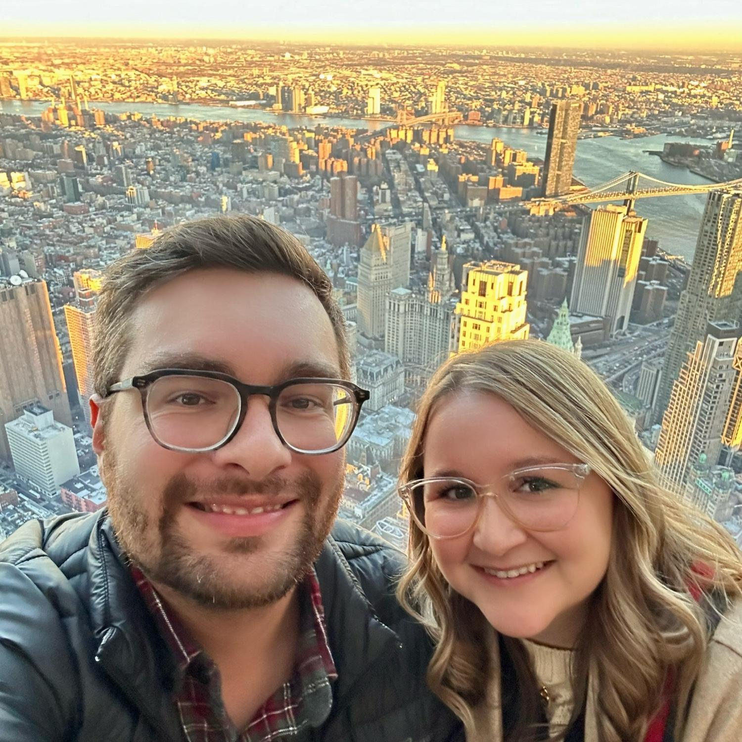 Our 5 year Anniversary trip to NYC at Christmas time