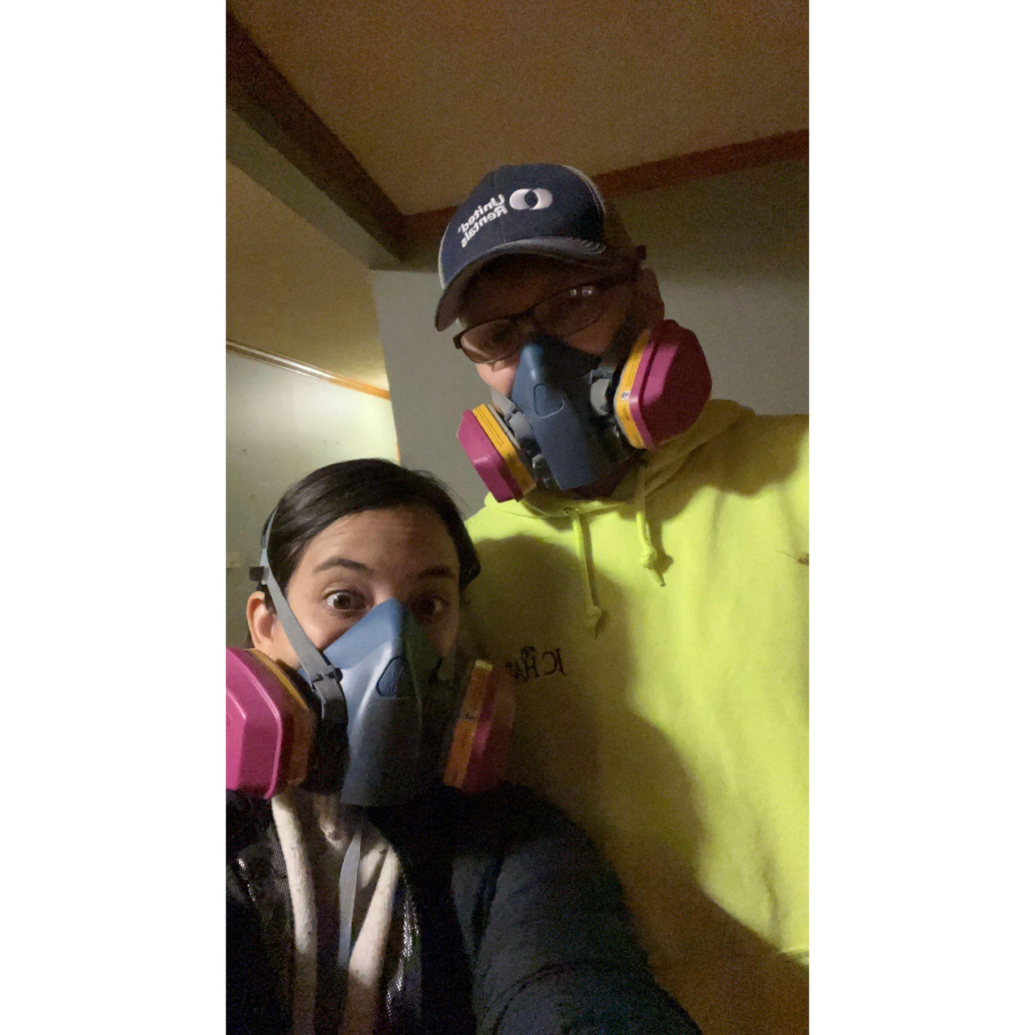 First time in our house after buying it!