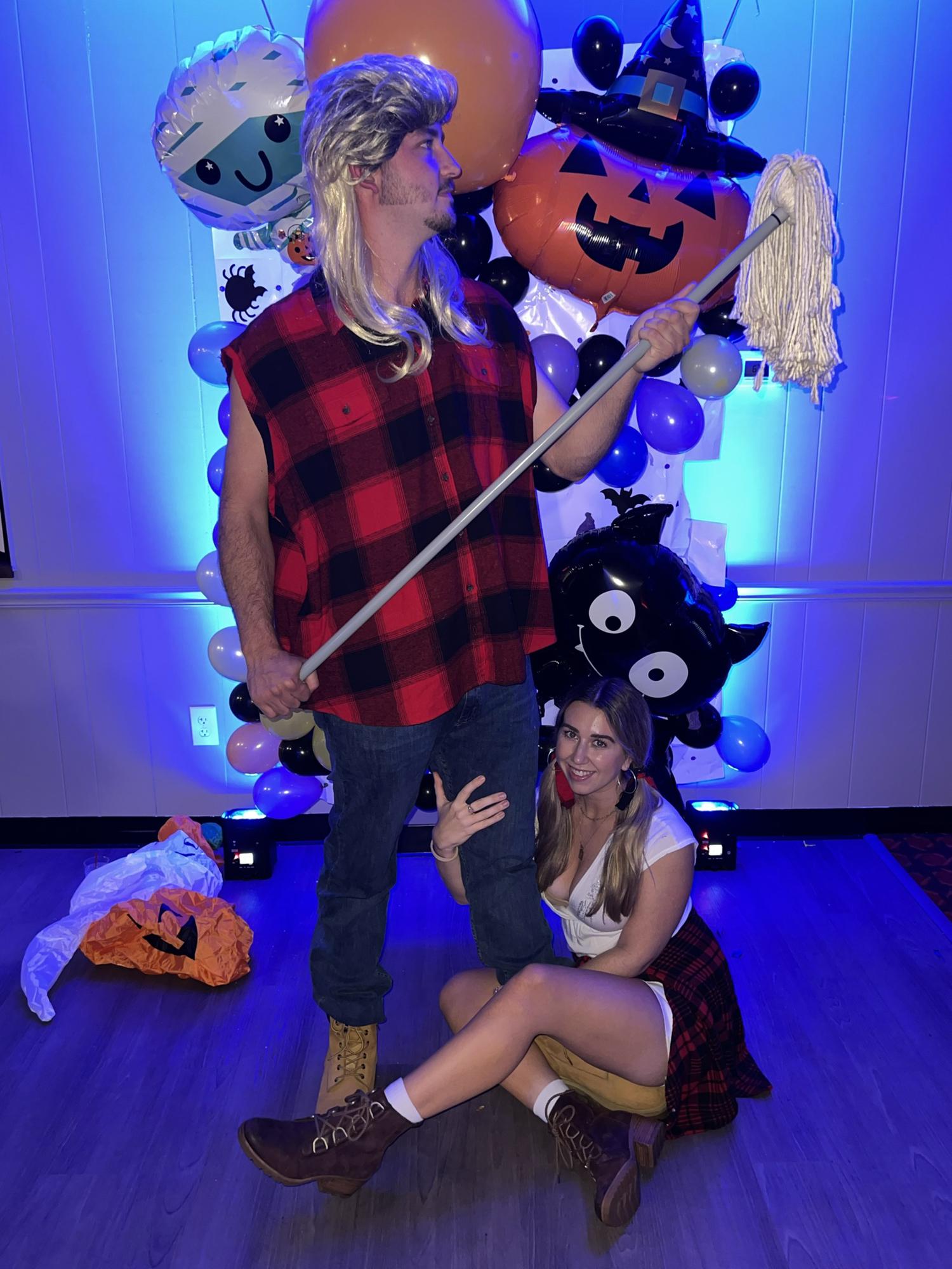 Joe Dirt + Brandy on Halloween