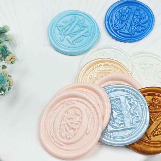 Coustom Self Adhesive Wax Seal, Letter Wax Seal Stickers, Wedding Invitations, Personalised Sealing Wax Sticker