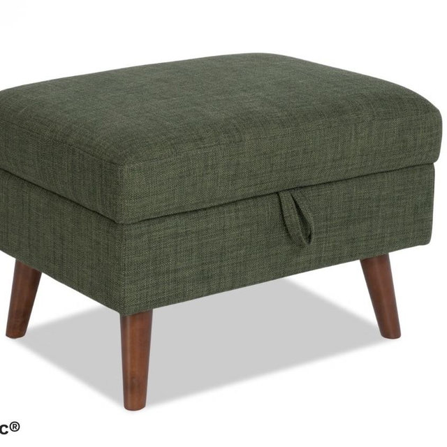 Bettie Avocado Storage Ottoman
