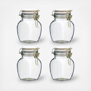 Charlotte Airtight Spice Jar, Set of 4