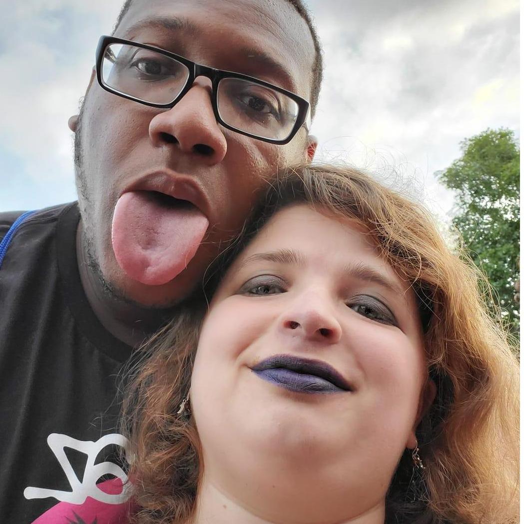 Us being goofy at one of the concerts we went to.