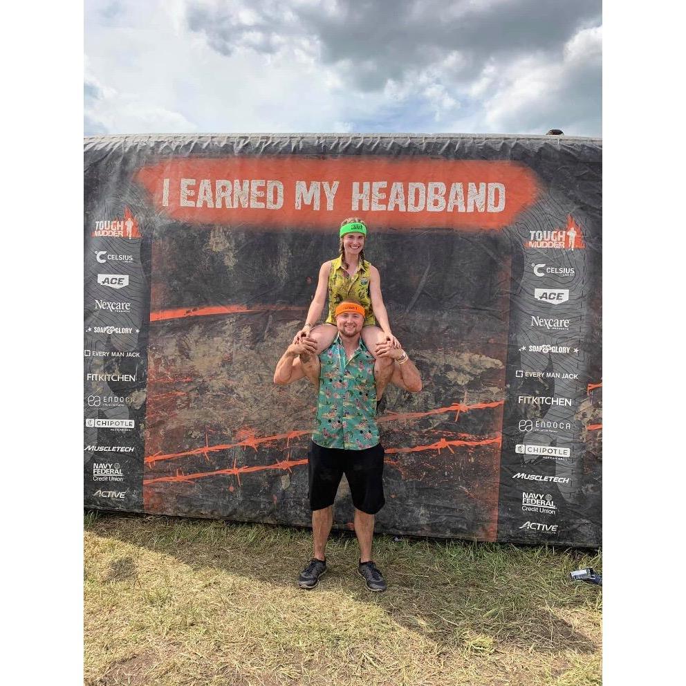 Justyna's 2nd & Mike's 1st Tough Mudder race - 2019