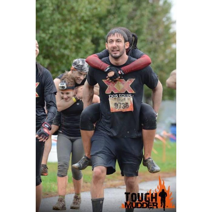 Tough Mudder is where it all started. Thats me on his back!