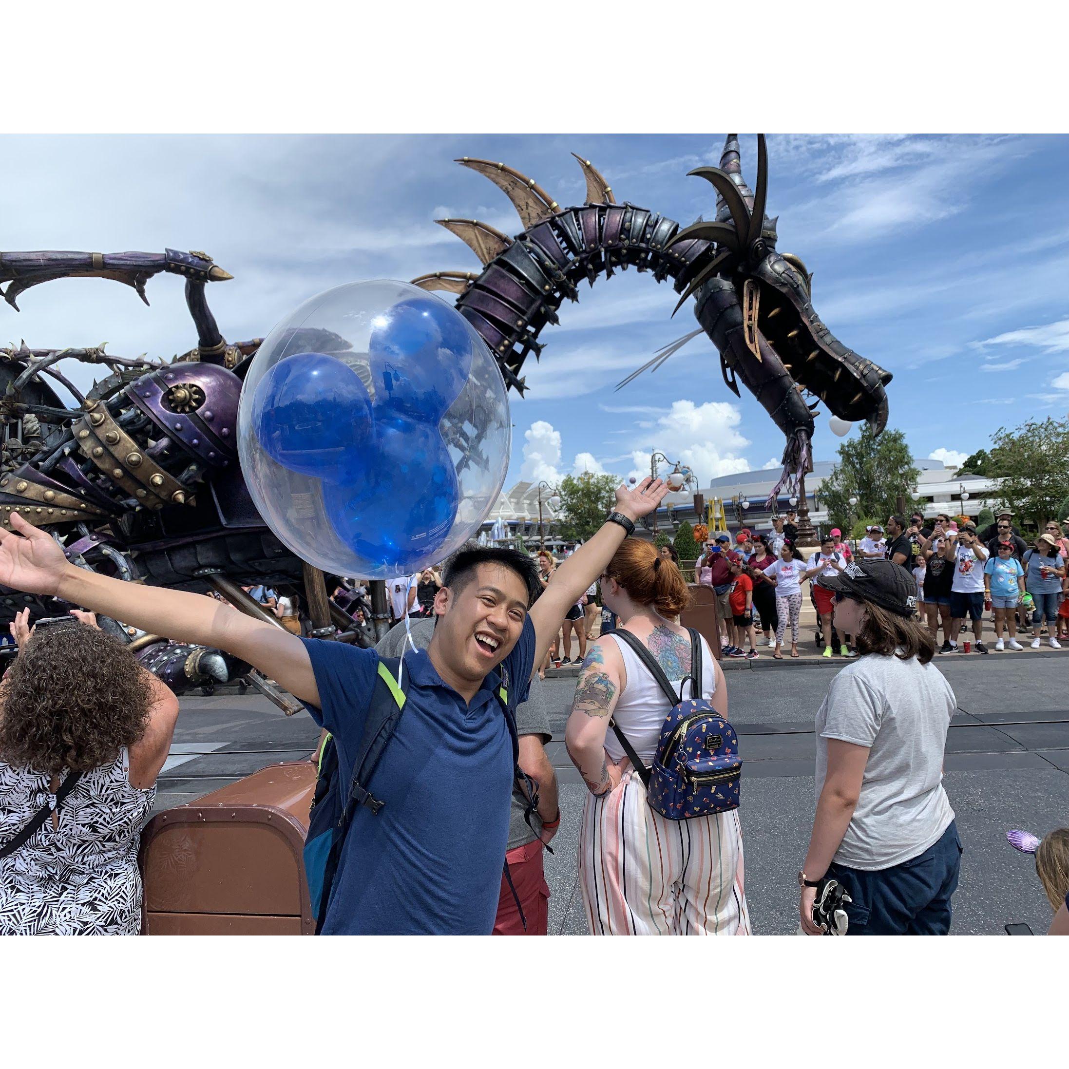 George always wanted a balloon!