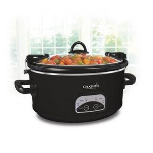 Crock-Pot 6qt Programmable Cook & Carry Slow Cooker - Black SCCPVLF605-B
