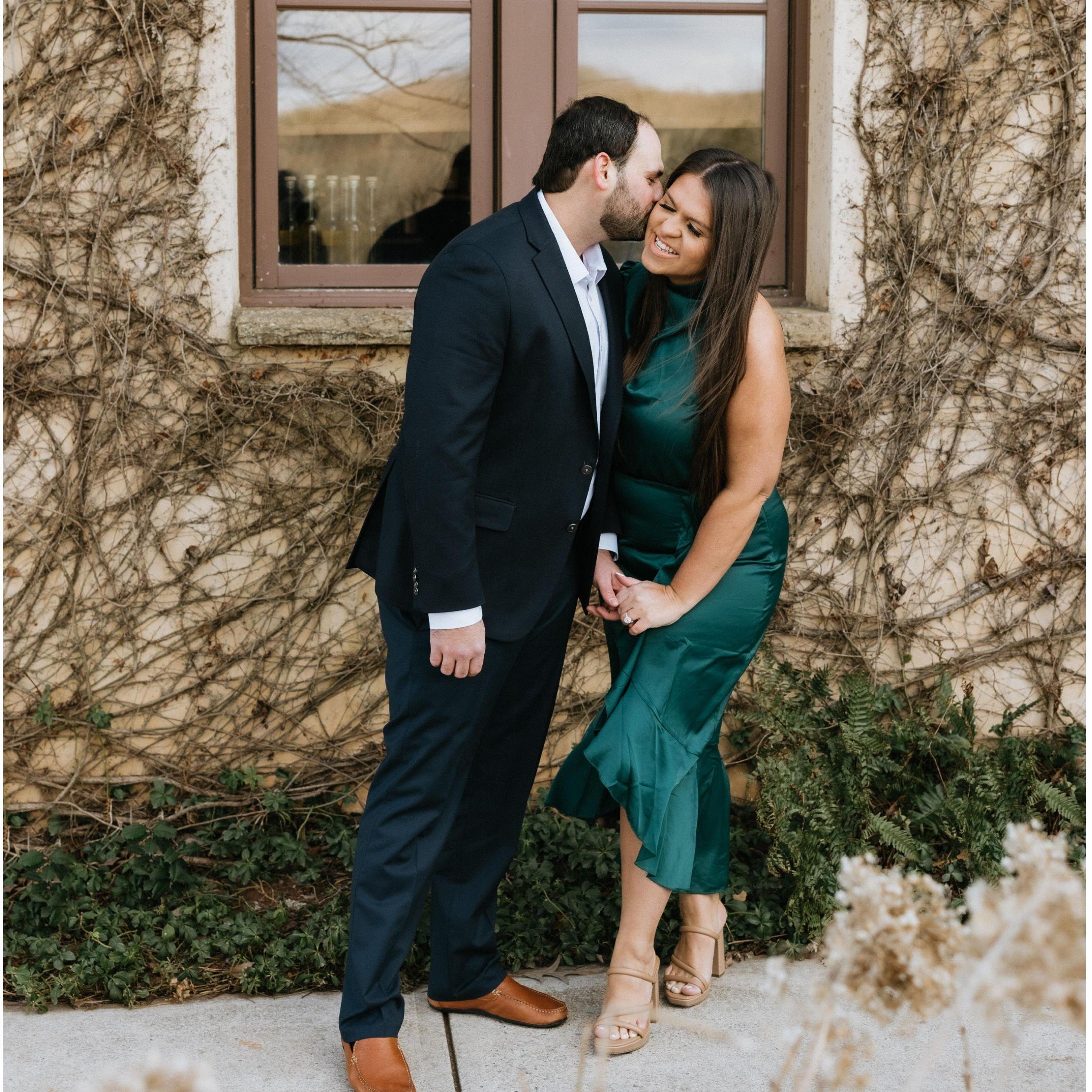 Engagement photos at Monteluce Winery in Dahlonega, GA! It's where we got engaged.