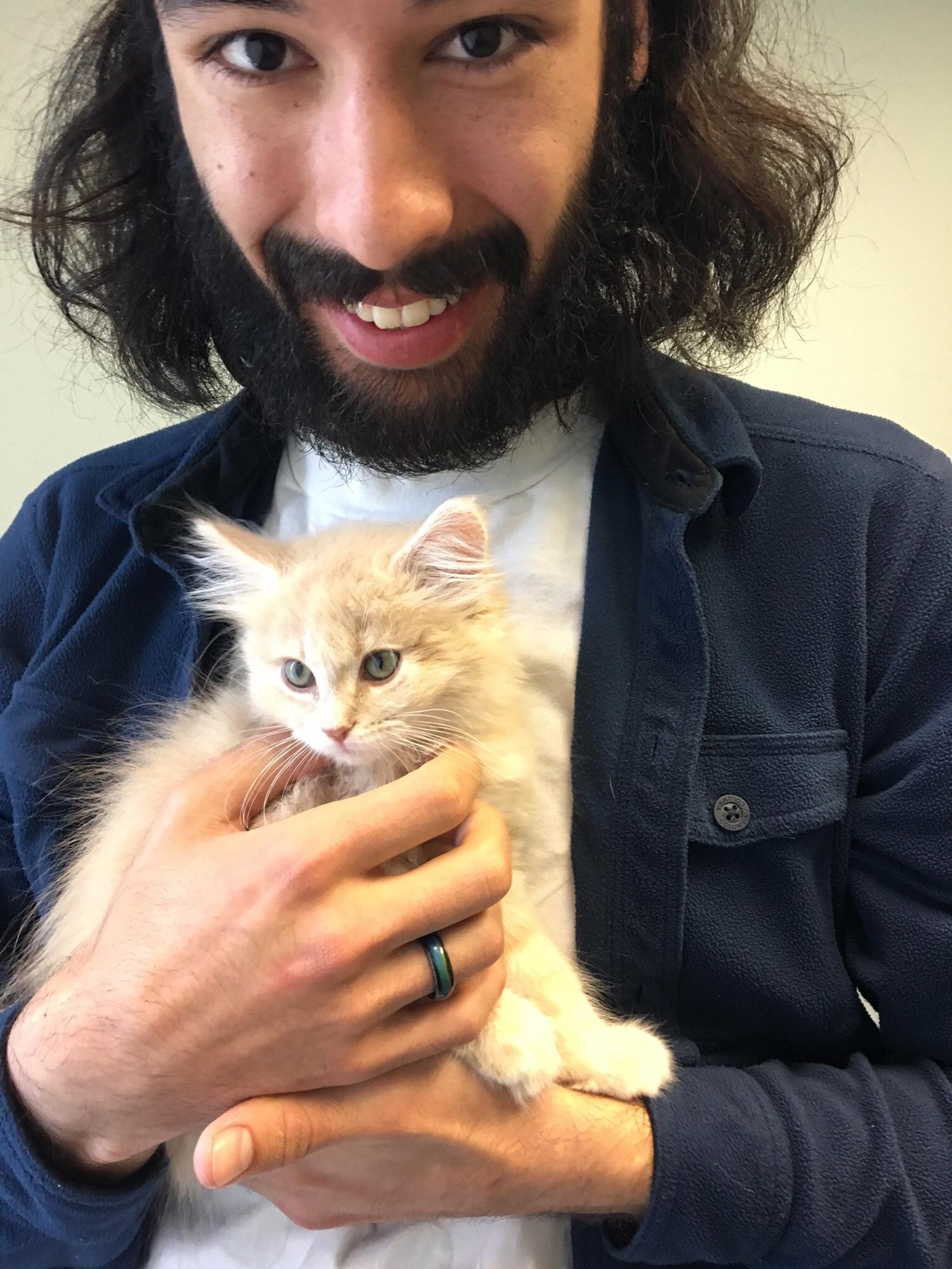 The day we brought home our first boy, our little Meep!