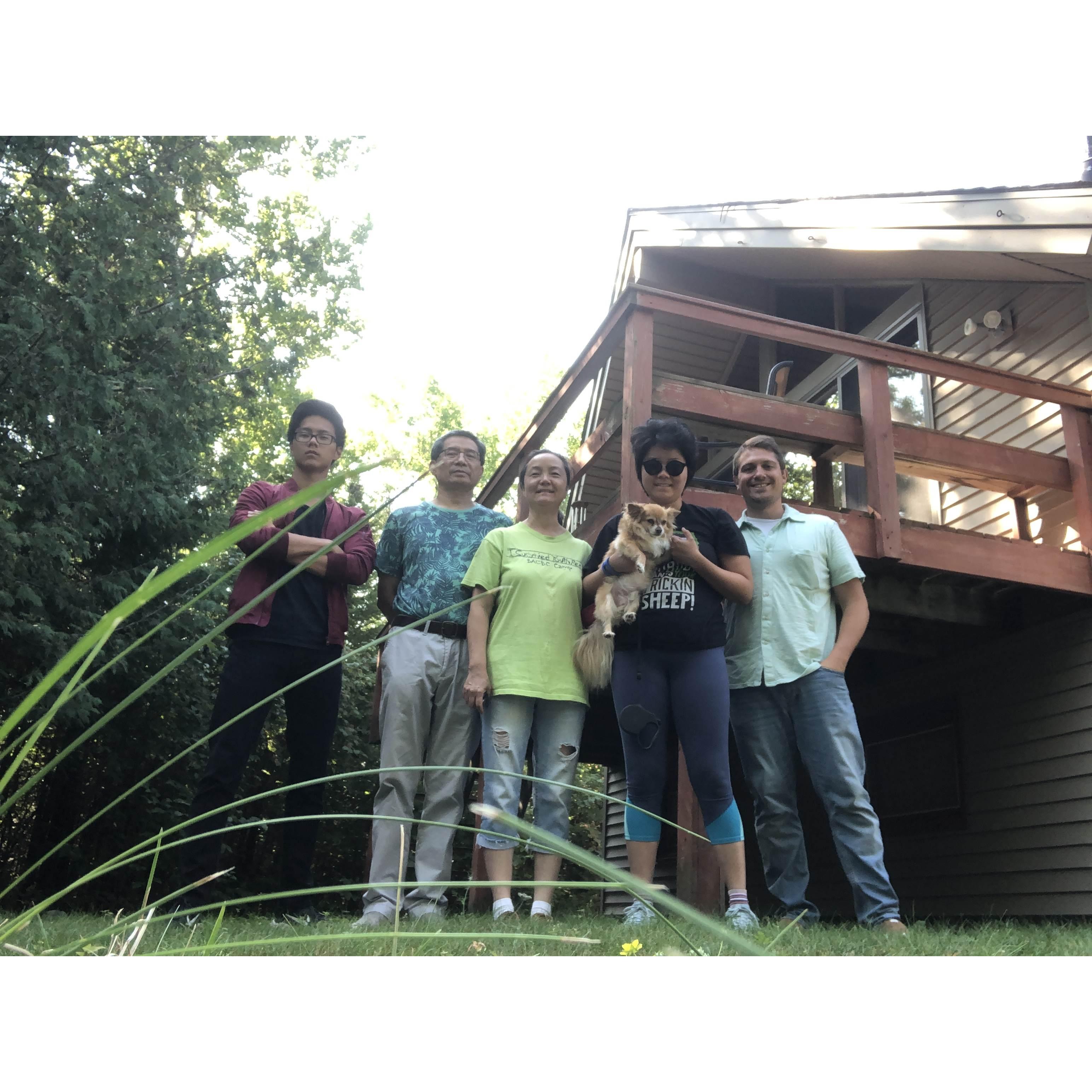 Upper Michigan with Sarah's family.